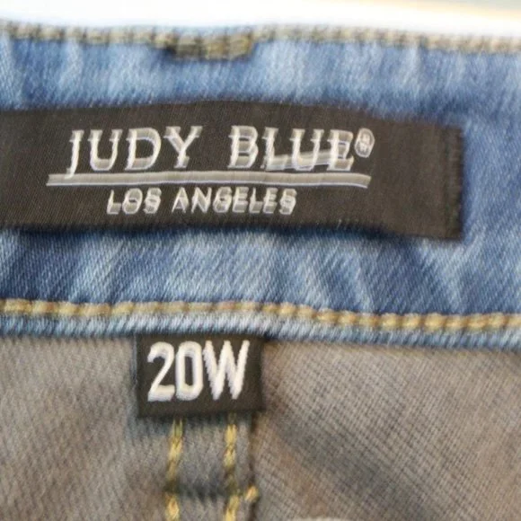 Judy Blue Relaxed Therma Denim Boyfriend Jeans Women's Plus Size 20W H13658 - Picture 4 of 11